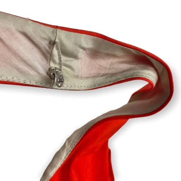 J. Crew Factory Suiting Pleated Dress with Pockets - 36740 CER Orange - Picture 8 of 11